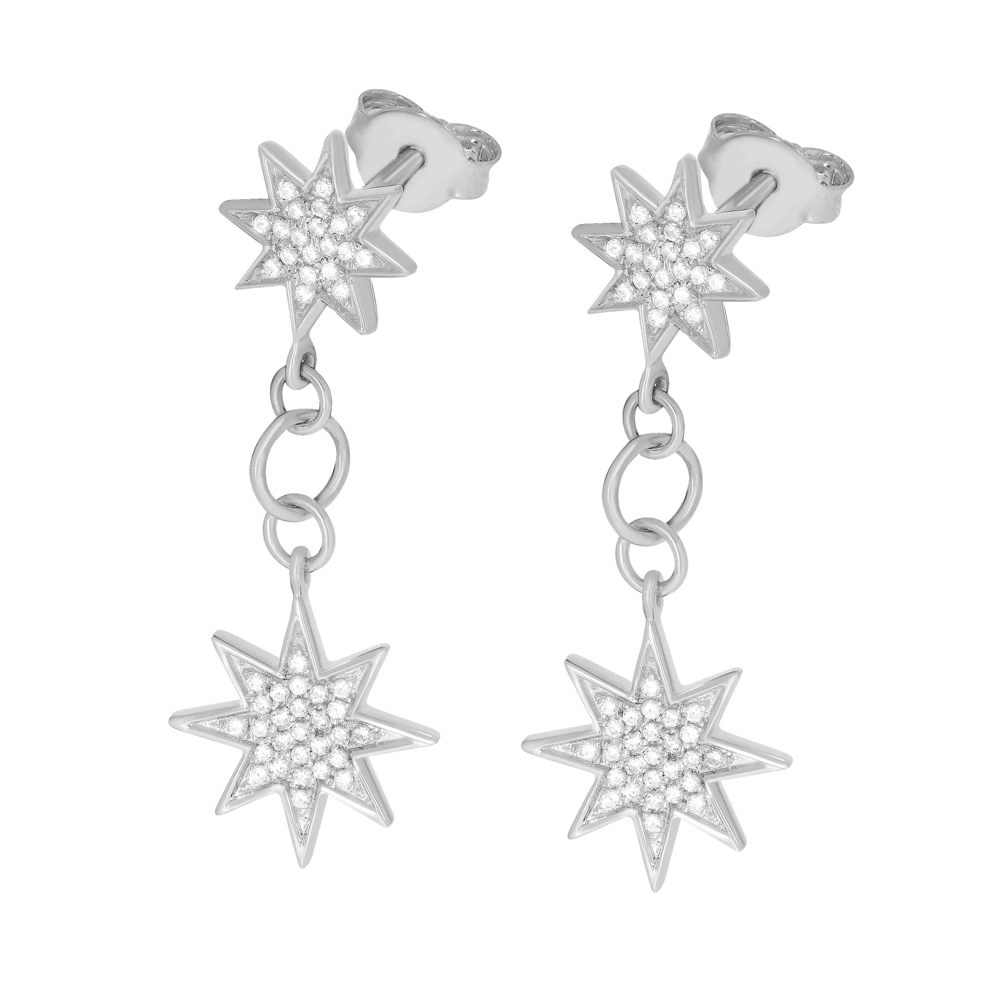 Compass  Natical Collection Long Earring ER21494A